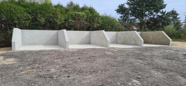 Construction box de stockage béton