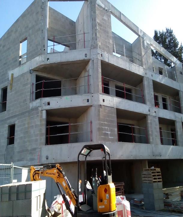 Gros œuvre immeuble béton